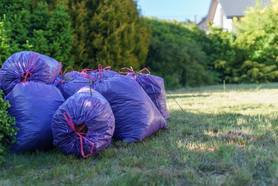 Sacs de jardin autoportants pliables, 272&nbsp;L (lot) Sacs de jardin